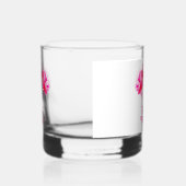 Flamingo Strand Bruiloft Bruidsmeisje Flock Ja Whisky Glas (Links)