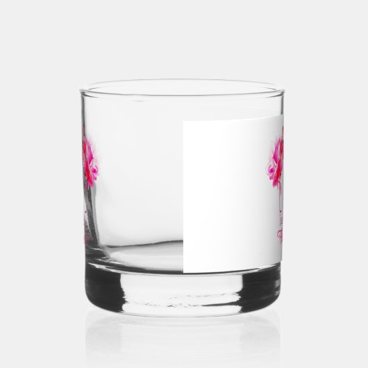 Flamingo Strand Bruiloft Bruidsmeisje Flock Ja Whisky Glas