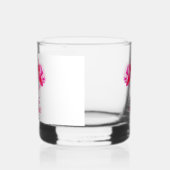 Flamingo Strand Bruiloft Bruidsmeisje Flock Ja Whisky Glas (Rechts)