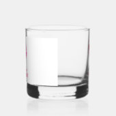 Flamingo Strand Bruiloft Bruidsmeisje Flock Ja Whisky Glas (Rechts)