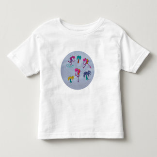 Flamingo Strand Peuter T-shirt