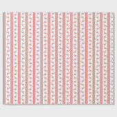 Flamingo Streep Cadeaupapier (Vlak)
