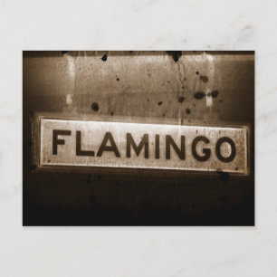 Flamingo Street Las Vegas Briefkaart
