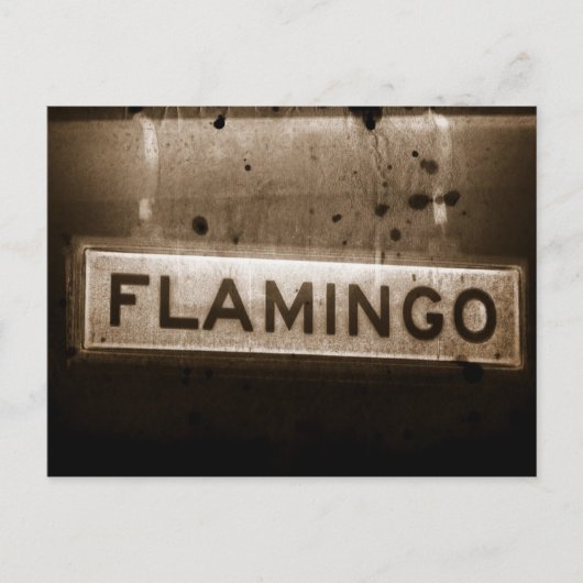 Flamingo Street Las Vegas Briefkaart (Voorkant)