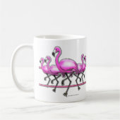 Flamingo Strip Koffiemok (Links)