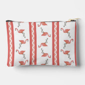 Flamingo Stripe Zipper Pouch Etui (Achterkant)