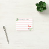 Flamingo Stripes Post-it® notes, 4 x 3 inch Post-it® Notes (Kantoor)