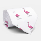 Flamingo Stropdas (Opgerold)