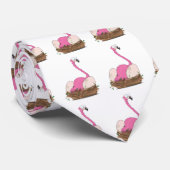 flamingo stropdas (Opgerold)