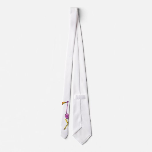 Flamingo stropdas (Achterkant)