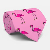 flamingo stropdas (Opgerold)