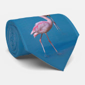 Flamingo Stropdas (Opgerold)