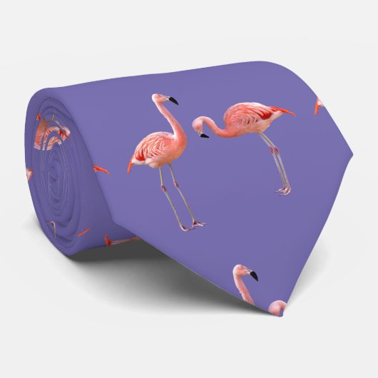 flamingo stropdas (Opgerold)