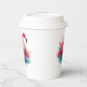 Flamingo Sublimation-95159 Papieren Bekers (Links)