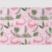 Flamingo Summer Collectie One Design 10 Tissuepapier (Voorkant)