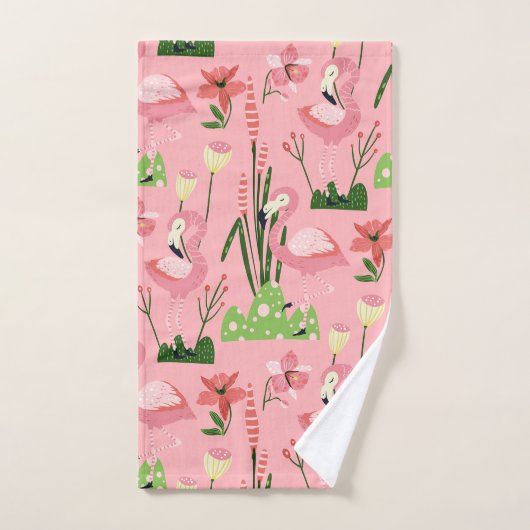 Flamingo Summer Collectie One Design 4 Bad Handdoek (Handdoek)