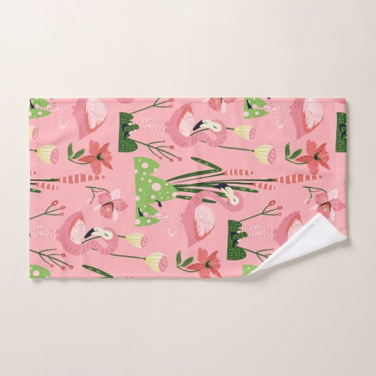 Flamingo Summer Collectie One Design 4 Bad Handdoek (Handdoek)