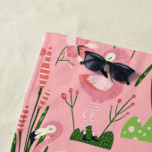 Flamingo Summer Collectie One Design 4 Strandlaken (In situ)
