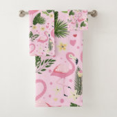 Flamingo Summer Collectie One Design 8 Bad Handdoek (Insitu)