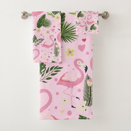 Flamingo Summer Collectie One Design 8 Bad Handdoek (Insitu)
