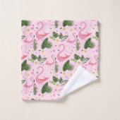Flamingo Summer Collectie One Design 8 Bad Handdoek (Wasdoekje)