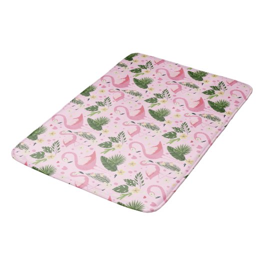 Flamingo Summer Collectie One Design 8 Badmat (Gekanteld)