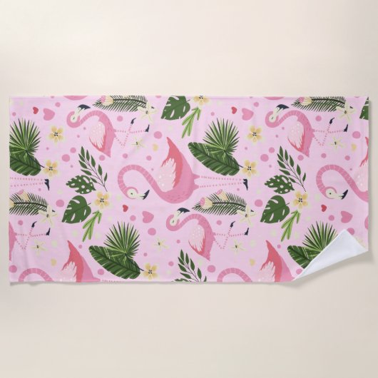 Flamingo Summer Collectie One Design 8 Strandlaken (Voorkant)