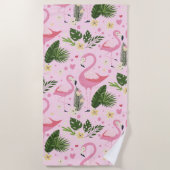 Flamingo Summer Collectie One Design 8 Strandlaken (Voorkant)