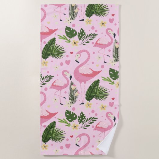 Flamingo Summer Collectie One Design 8 Strandlaken (Voorkant)