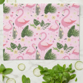 Flamingo Summer Collectie One Design 8 Theedoek (Gevouwen)