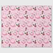 Flamingo Summer Collectie One Design 9 Cadeaupapier (Vlak)