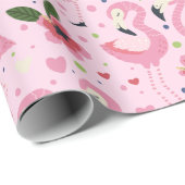Flamingo Summer Collectie One Design 9 Cadeaupapier (Rol Hoek)