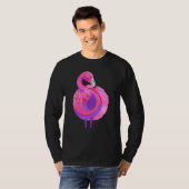 Flamingo Summer Time T-shirt (Voorkant volledig)