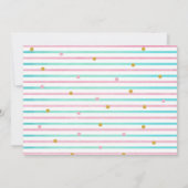 Flamingo Summer Tropical Birthday Photo Kaart (Achterkant)