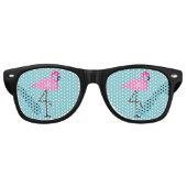 Flamingo Sunbril Retro Zonnebril (Voorkant)