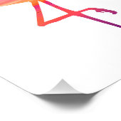 Flamingo Sunset Print Foto Afdruk (Hoek)