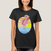 Flamingo Sunset T-shirt (Voorkant)
