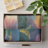 Flamingo Sunset Tropisch strand Tissuepapier (Geschenk)