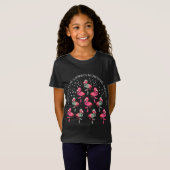 Flamingo Sweater Kerstboom Grappig cadeau T-shirt (Voorkant volledig)