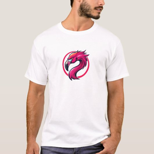 flamingo t-shirt (Voorkant)