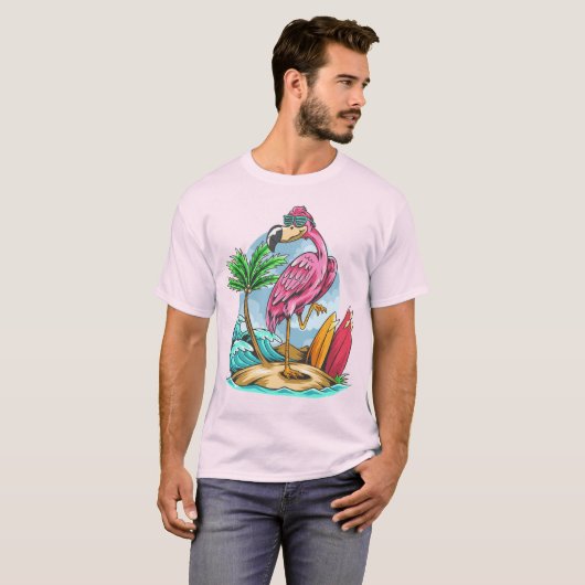 Flamingo T-Shirt (Voorkant volledig)