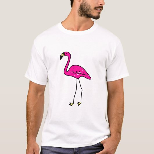 flamingo t-shirt (Voorkant)