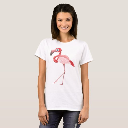 Flamingo T-shirt (Voorkant volledig)