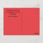 FLAMINGO TALK ADRESWIJZIGING KAART (Achterkant)