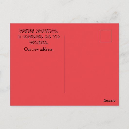 FLAMINGO TALK ADRESWIJZIGING KAART (Achterkant)