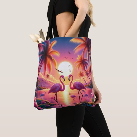 Flamingo tas! tote bag (Dichtbij)