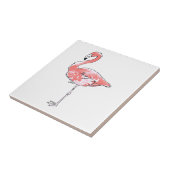 FLAMINGO TEGELTJE (Zijkant)
