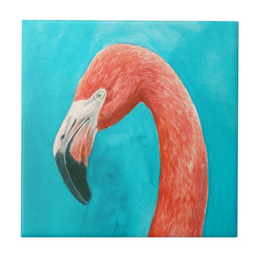 Flamingo Tegeltje (Voorkant)