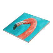 Flamingo Tegeltje (Zijkant)