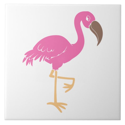 Flamingo Tegeltje (Voorkant)